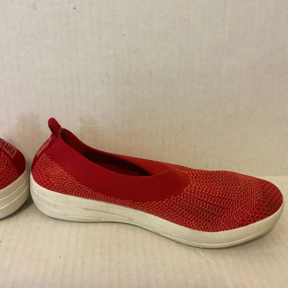 Fitflop Woven Sneaker 7.5 Red